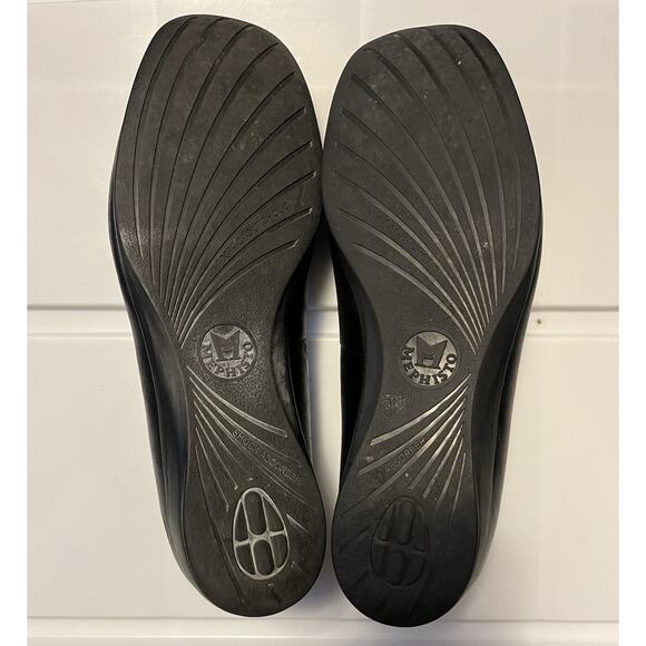 Mephisto Mary Jane Flats Women 7M Shoes Black Leather Slip On Comfort Loafers - Picture 11 of 11